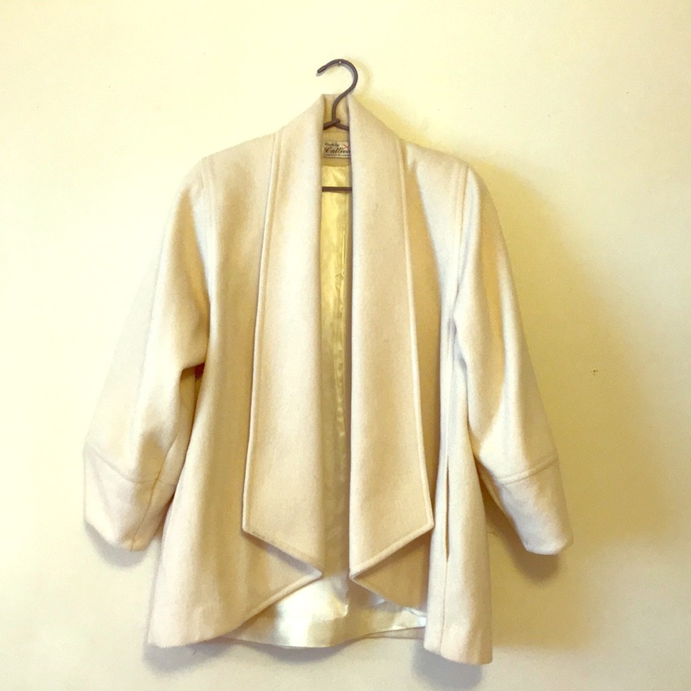 Cattiva Ivory Wool Vintage Jacket